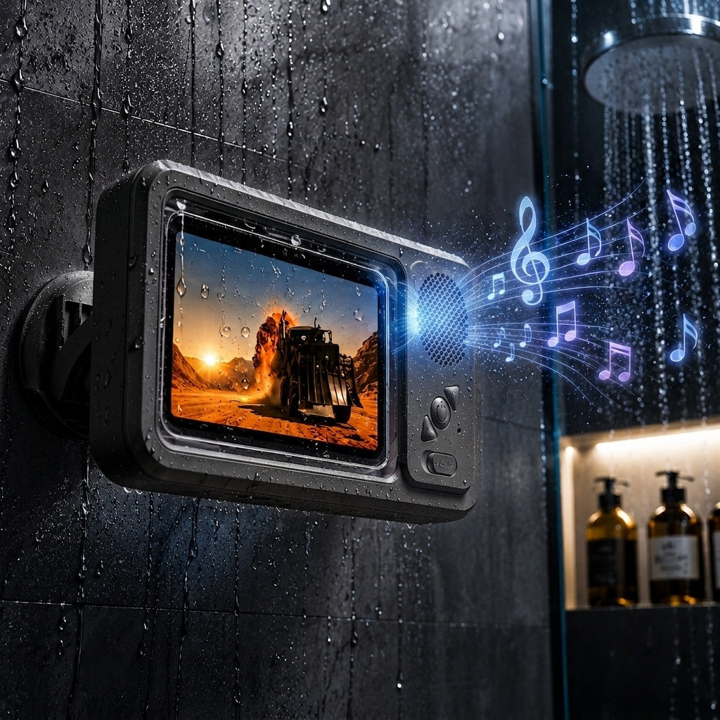 ShowerDock — Waterproof Phone Case & Speaker