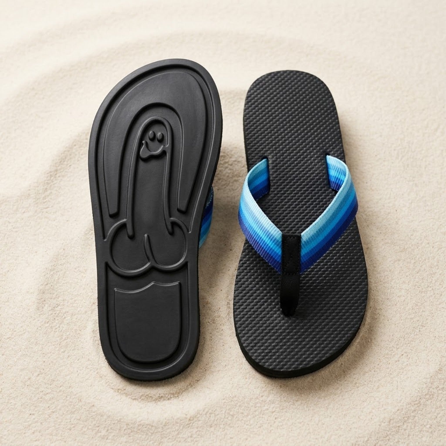 Hidden Print Flip Flops