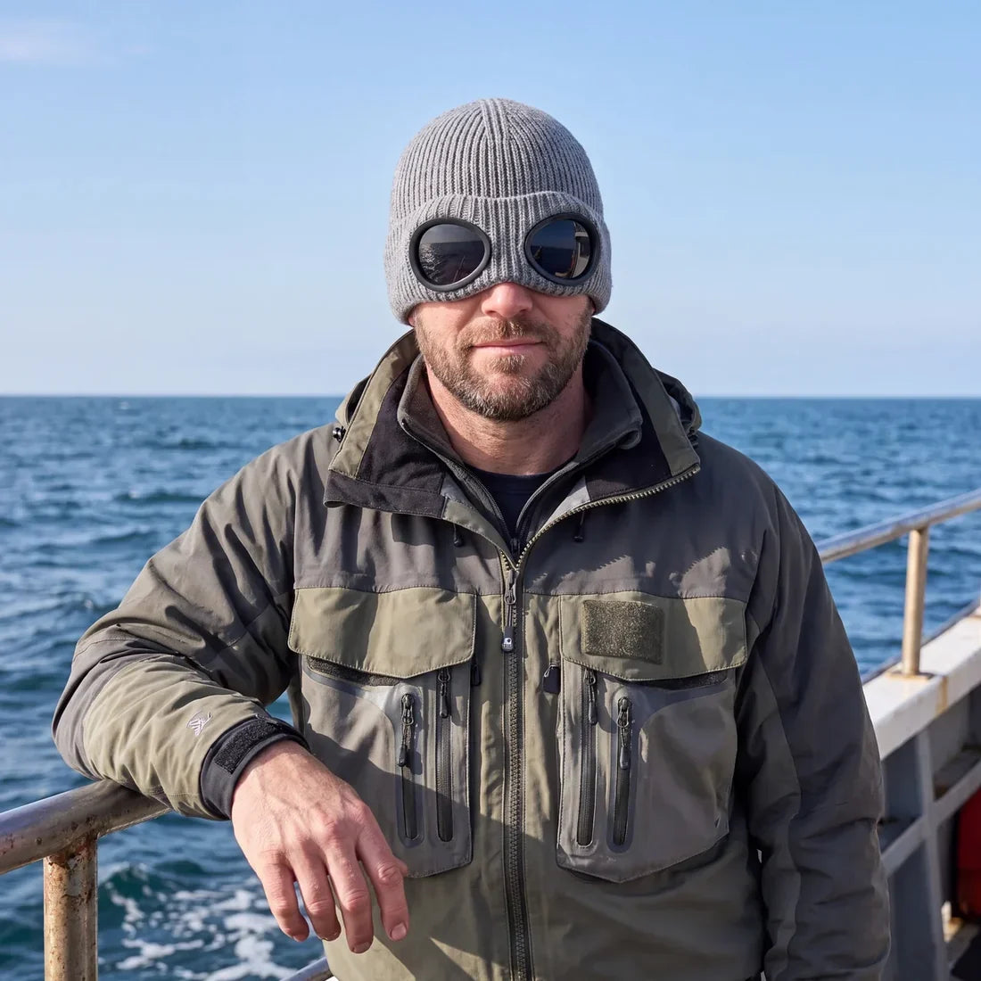 Boggle Beanie — Built-In Goggles